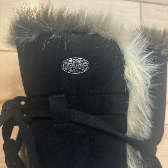 Pajar suede and fur mid calf winter boots EUR size 39 - Picture 4 of 6